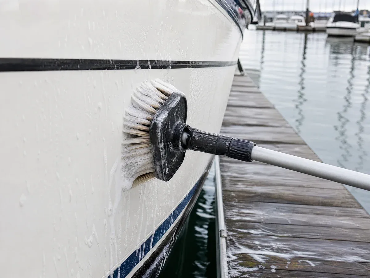 Hull wash and polish — Prestige Marine & Auto Care in Seattle, WA