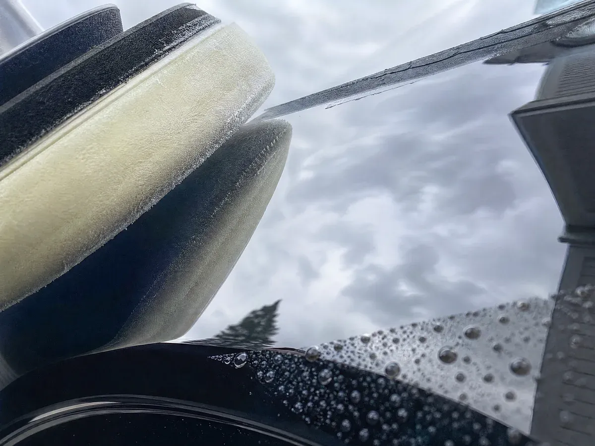 Close-up of corrected paint finish — Prestige Marine & Auto Care in Seattle, WA
