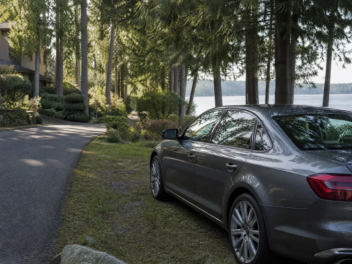 Residential driveway in Sammamish, WA — Prestige Marine & Auto Care in Sammamish, WA