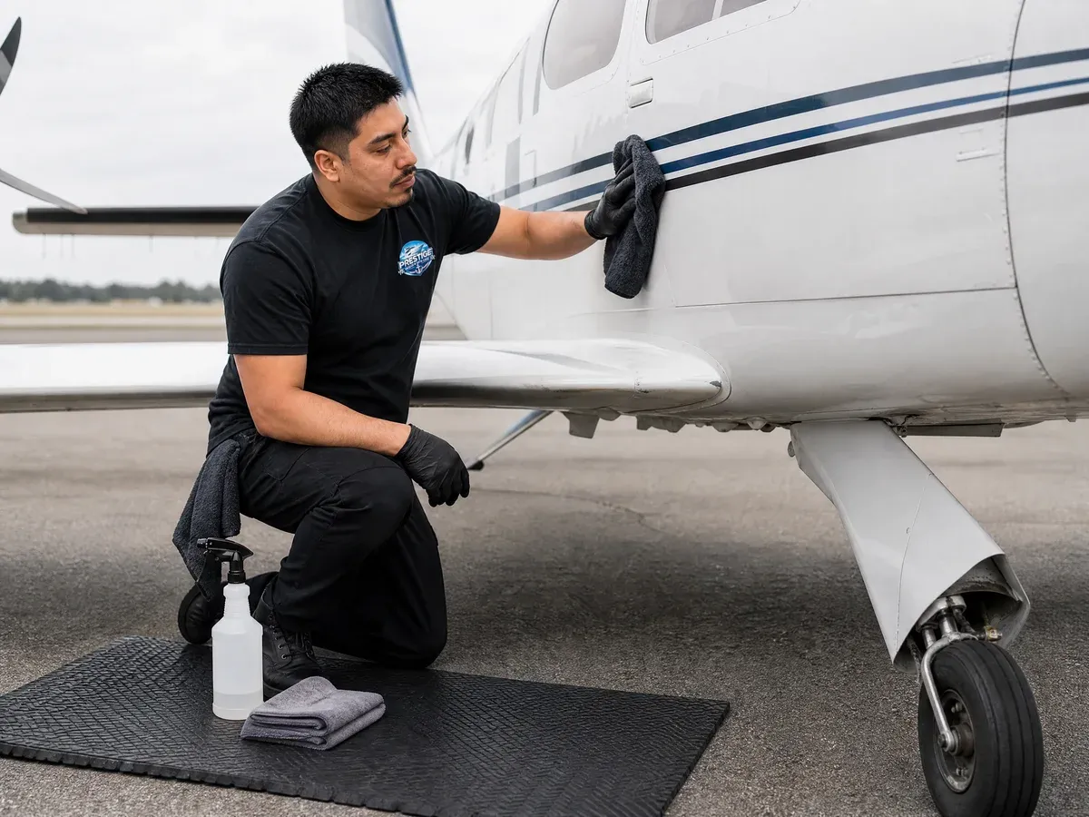 The aircraft detailing process — Prestige Marine & Auto Care in Seattle, WA