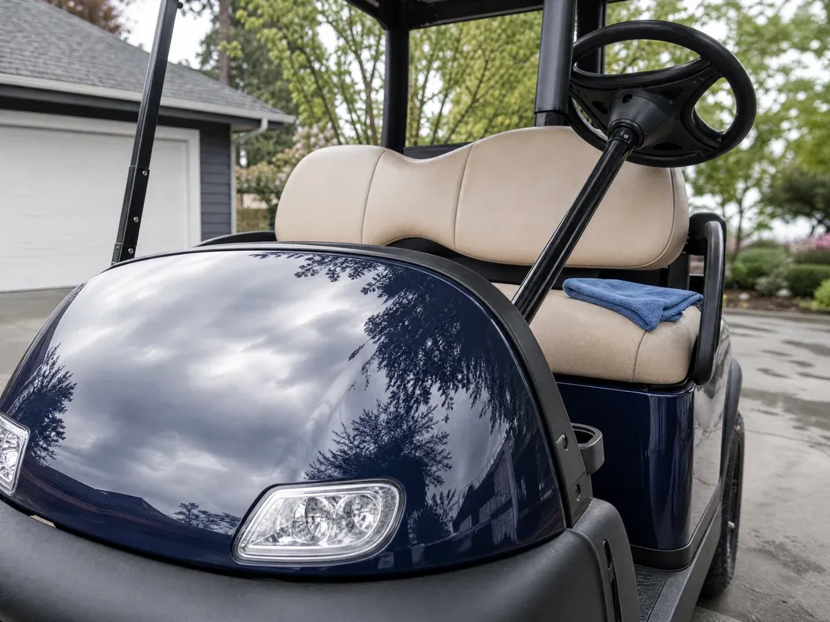 Golf cart detailing — Prestige Marine & Auto Care in Seattle, WA