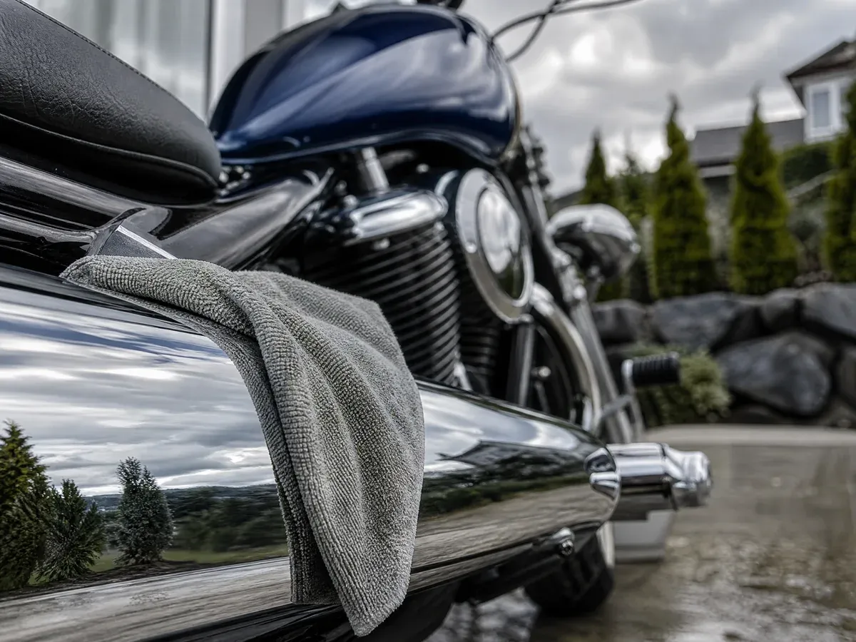 Motorcycle Detailing — Prestige Marine & Auto Care in Seattle, WA